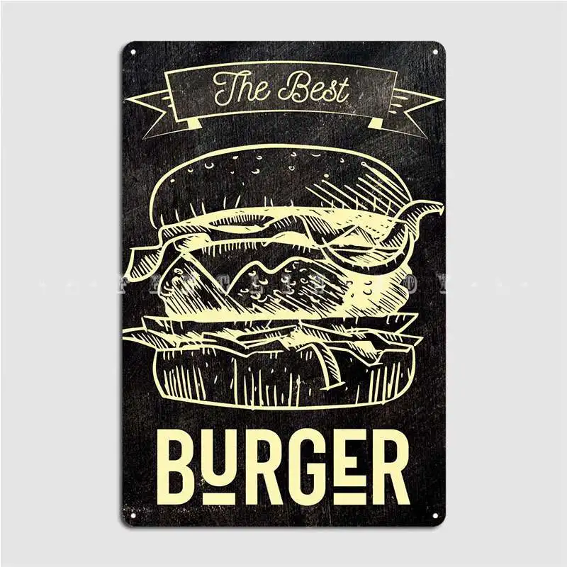 Home Cinema Food - Poster Tanda Timah Dekorasi Garasi Desain