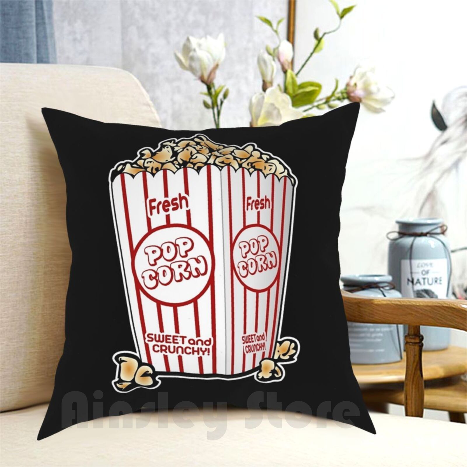Home Cinema Food - Sarung Bantal Paket Popcorn Bioskop Sarung
