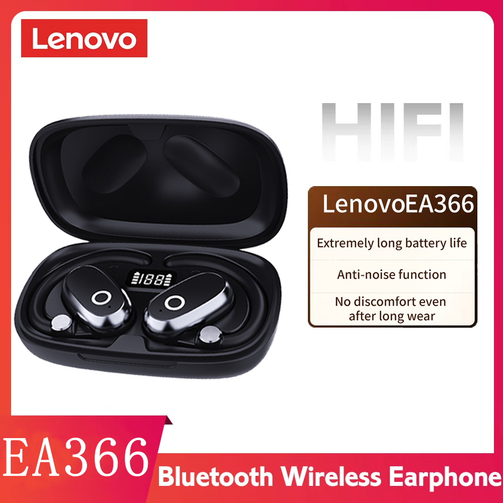 Home Cinema Amazon - Lenovo EA366 Headphone Nirkabel Open-Ear Hi-Res