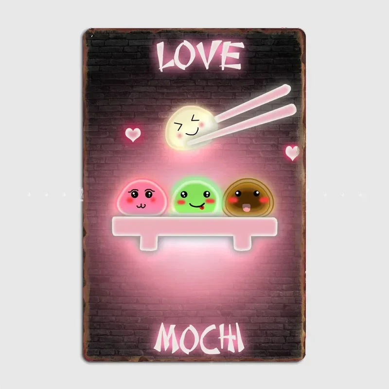 Papan Neon Makanan LOVE MOCHI, - Home Cinema Food ulasan dan harga