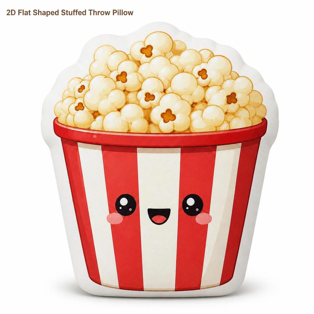 Bantal Boneka Popcorn Lucu Kaw - Home Cinema Food ulasan dan harga