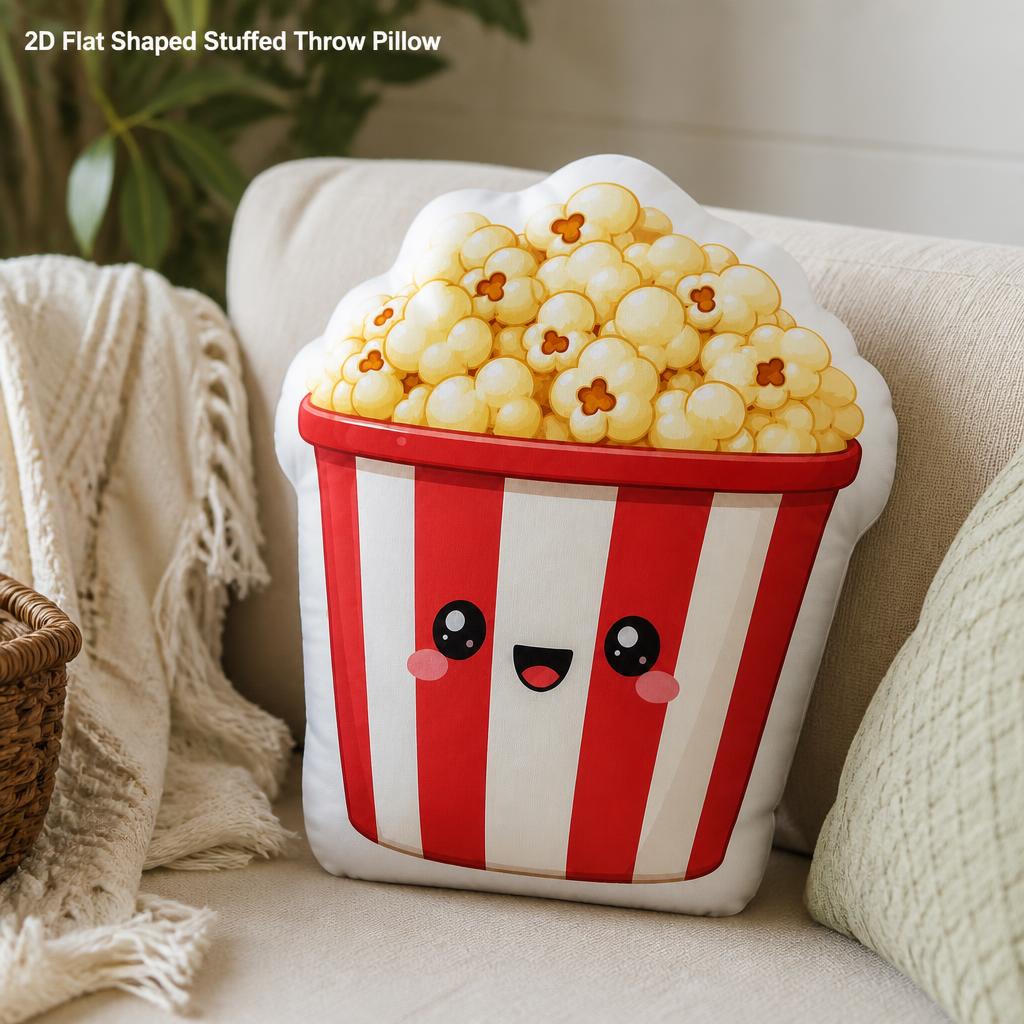 Bantal Boneka Popcorn Lucu Kaw - Home Cinema Food ulasan dan harga