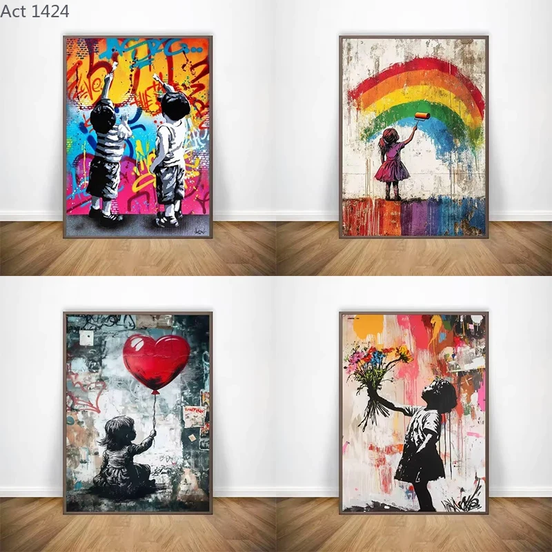 Lukisan Kanvas Seni Grafiti Ba - Home Cinema Classic ulasan dan harga