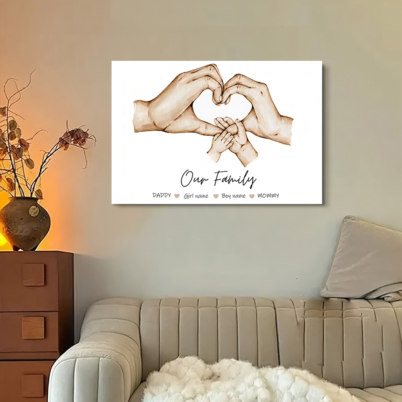 Lukisan Kanvas Nama Keluarga K - Home Cinema Wall Art ulasan dan harga