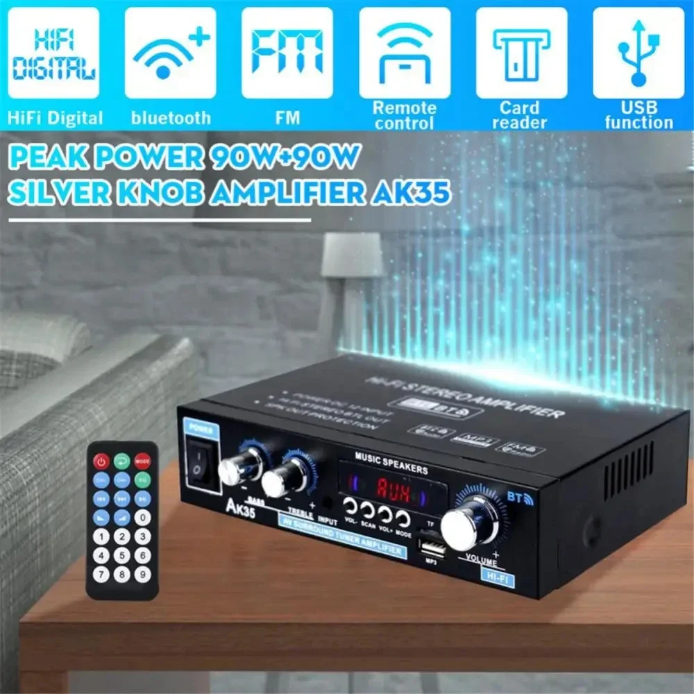 AK35 penguat Bluetooth Digital - Home Cinema Bluetooth ulasan dan harga