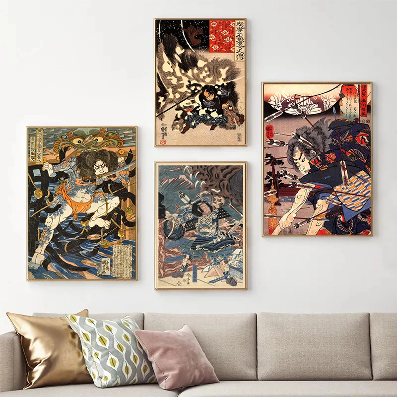 Lukisan Kanvas Retro Jepang Uk - Home Cinema Classic ulasan dan harga