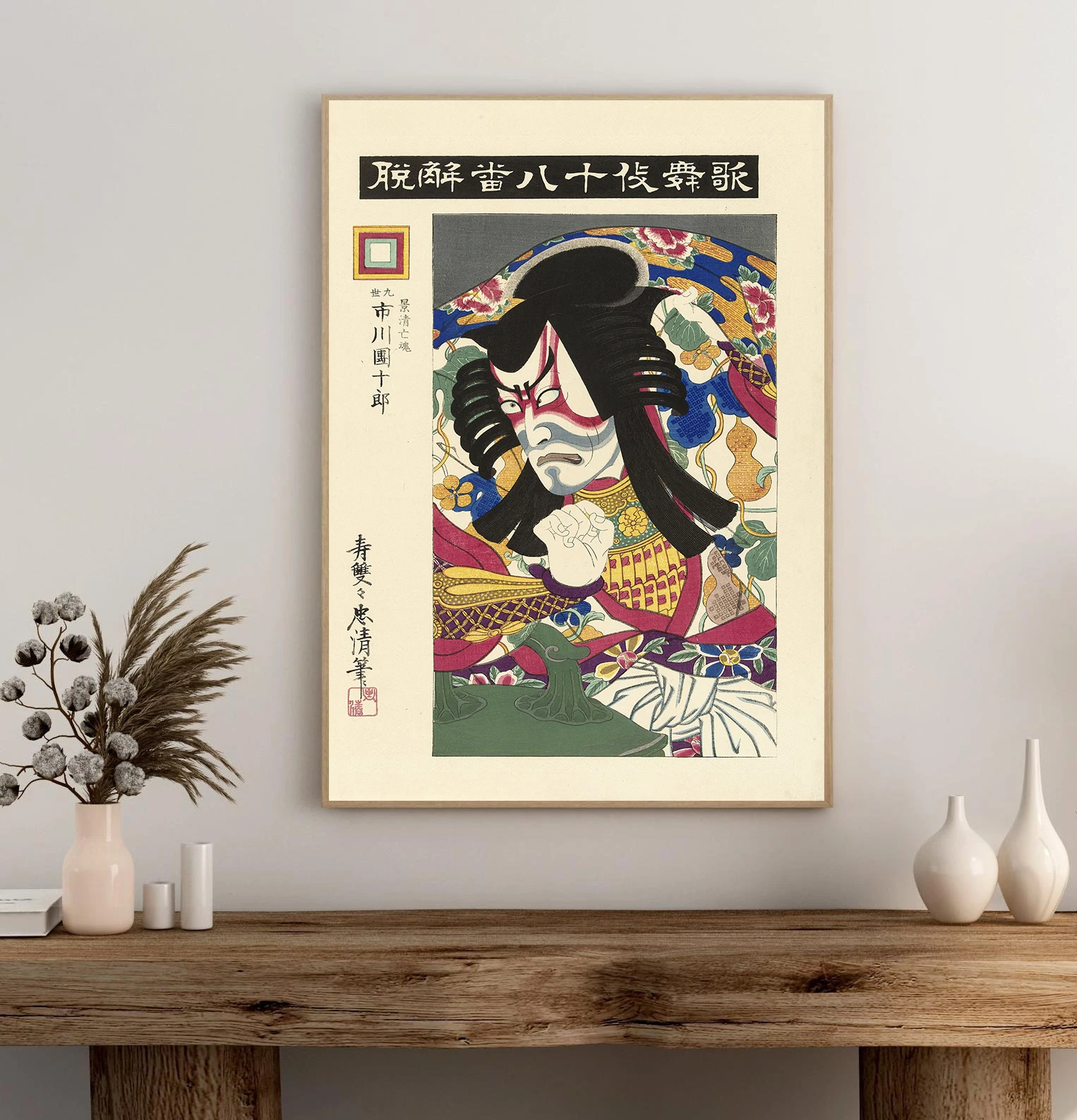 Lukisan Kanvas Retro Jepang Uk - Home Cinema Classic ulasan dan harga