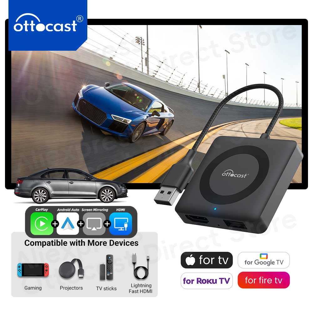 Ottocast Adapter mobil TV Mate - Smart Tv Stick ulasan dan harga