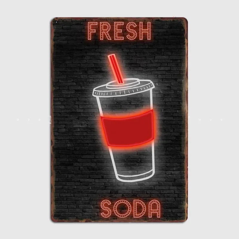 Papan Neon Makanan SODA, Papan - Home Cinema Food ulasan dan harga