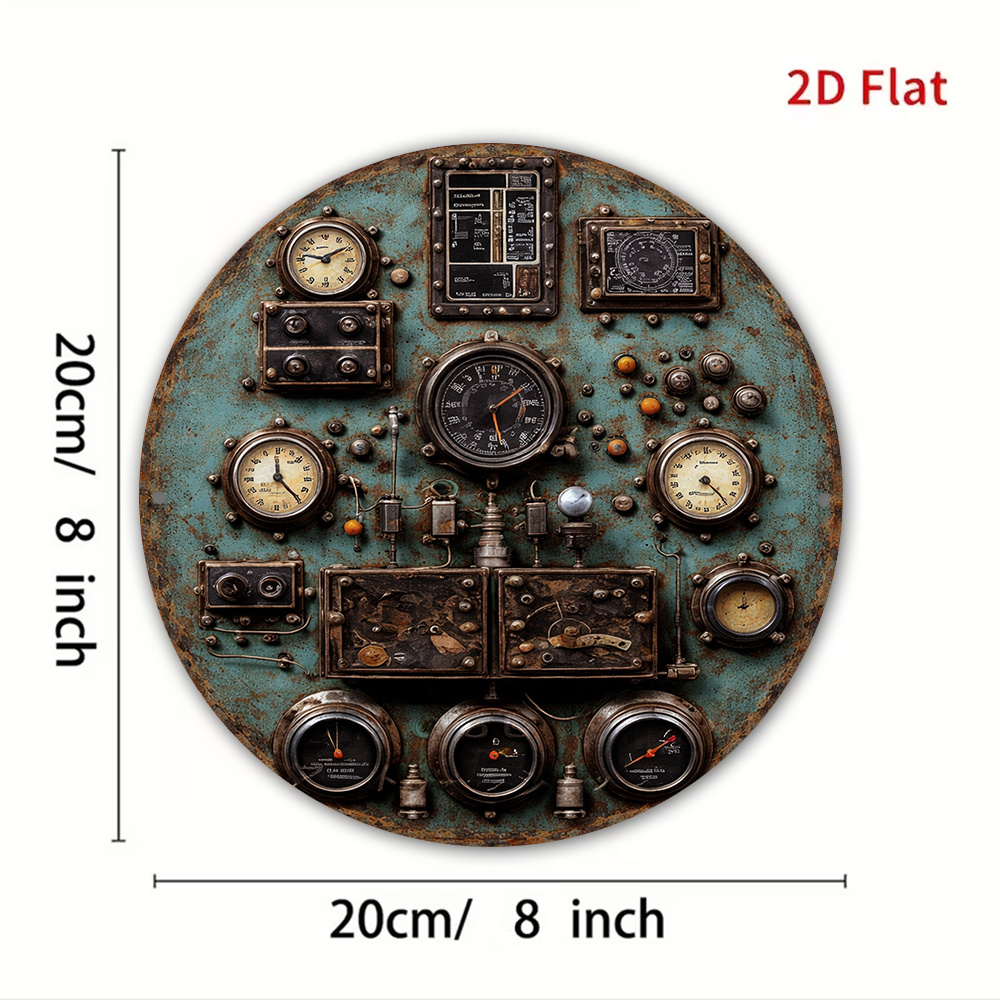 Papan Aluminium Bulat Retro 2D - Home Cinema Classic ulasan dan harga