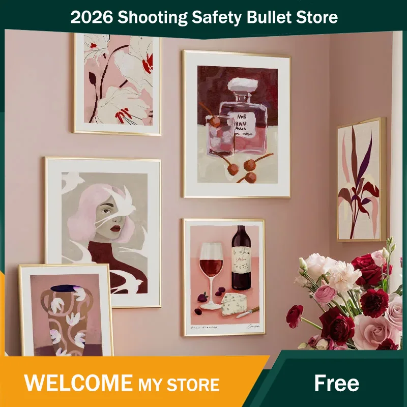 Poster Abstrak Burung Bunga Ga - Home Cinema Wall Art ulasan dan harga