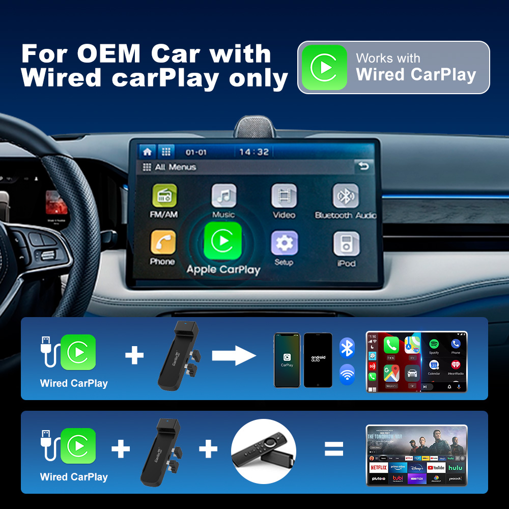 CarlinKit FireDrive Link Pro A - Smart Tv Stick ulasan dan harga