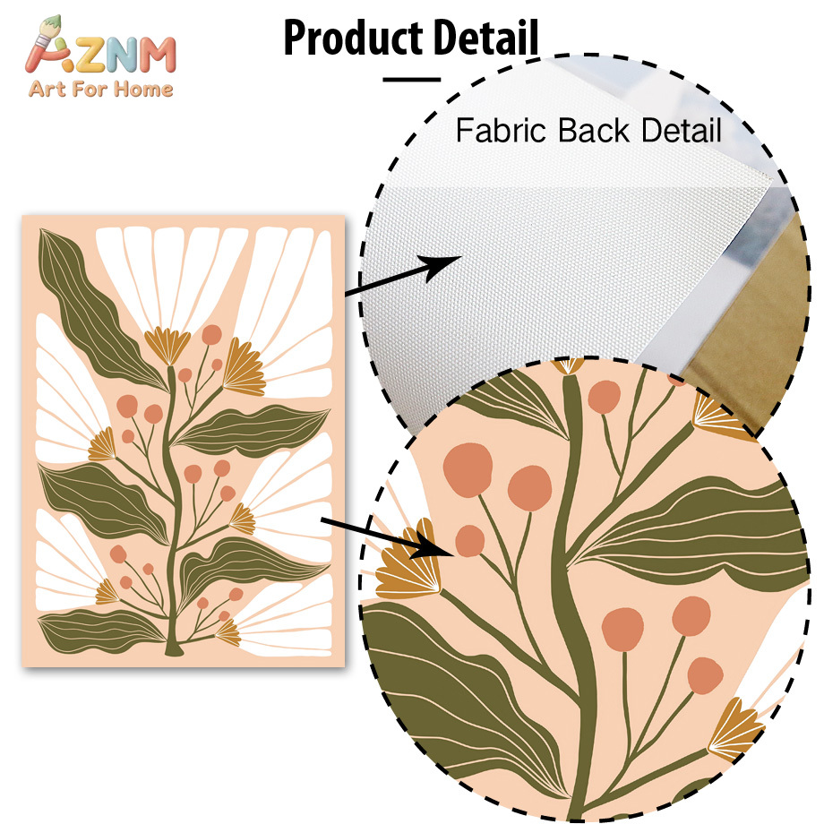AZNM Seni Dinding Kanvas Bunga - Home Cinema Wall Art ulasan dan harga