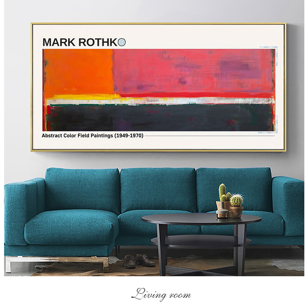 1 Buah Lukisan Kanvas Bidang W - Home Cinema Wall Art ulasan dan harga