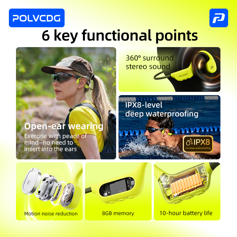 POLVCDG 8G Headphone Olahraga  - Home Cinema Amazon ulasan dan harga