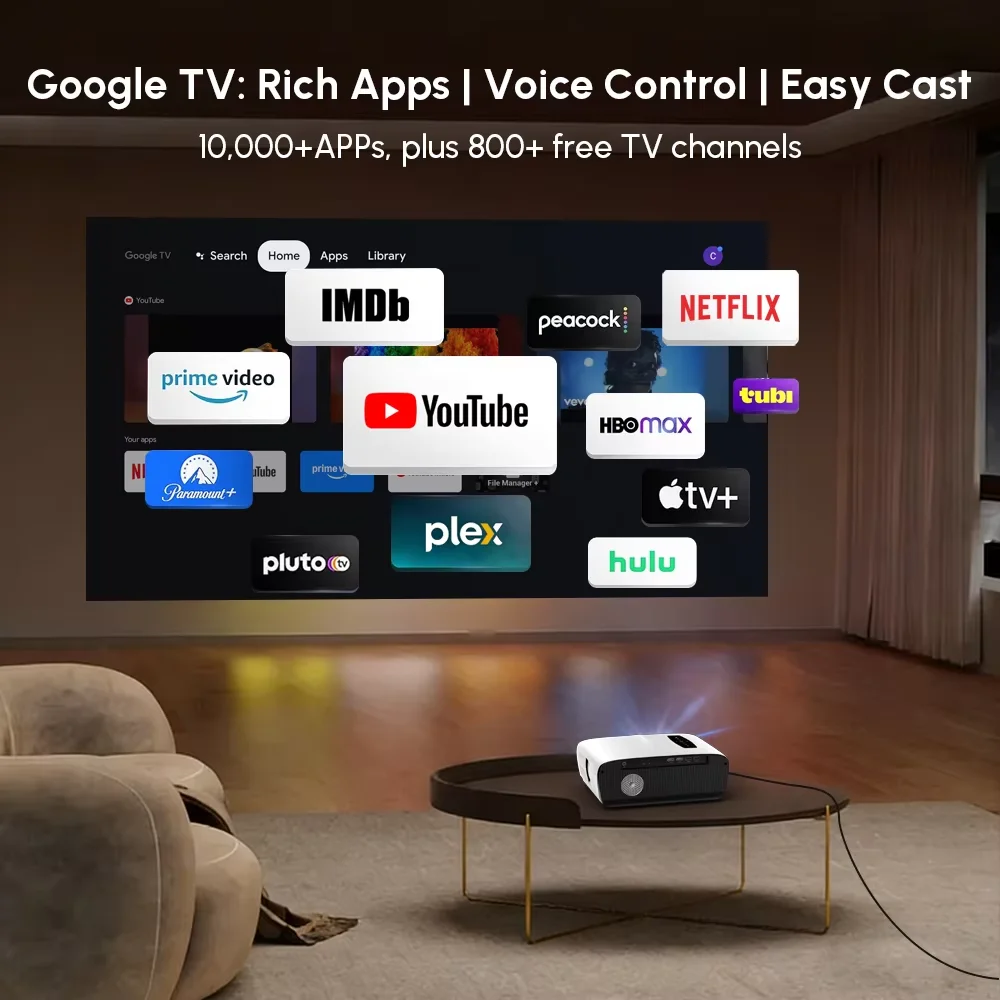 Proyektor NewA9S 4k Auto Fokus - Home Cinema Bluetooth ulasan dan harga