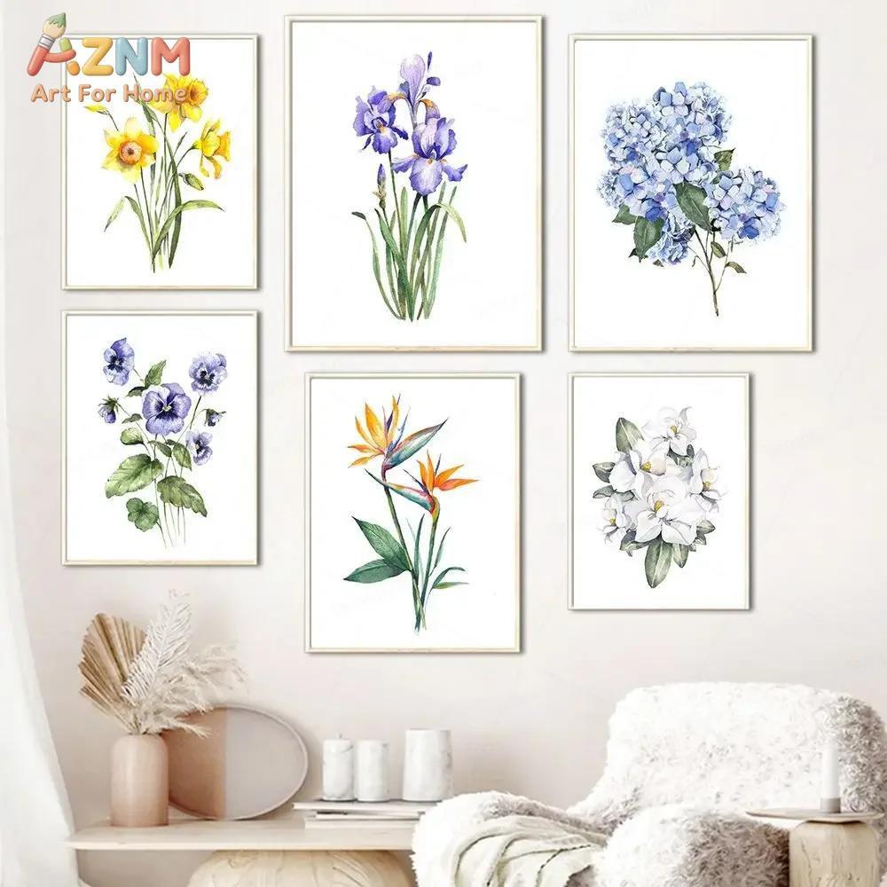 AZNM Cetakan Kanvas Bunga Liar - Home Cinema Classic ulasan dan harga