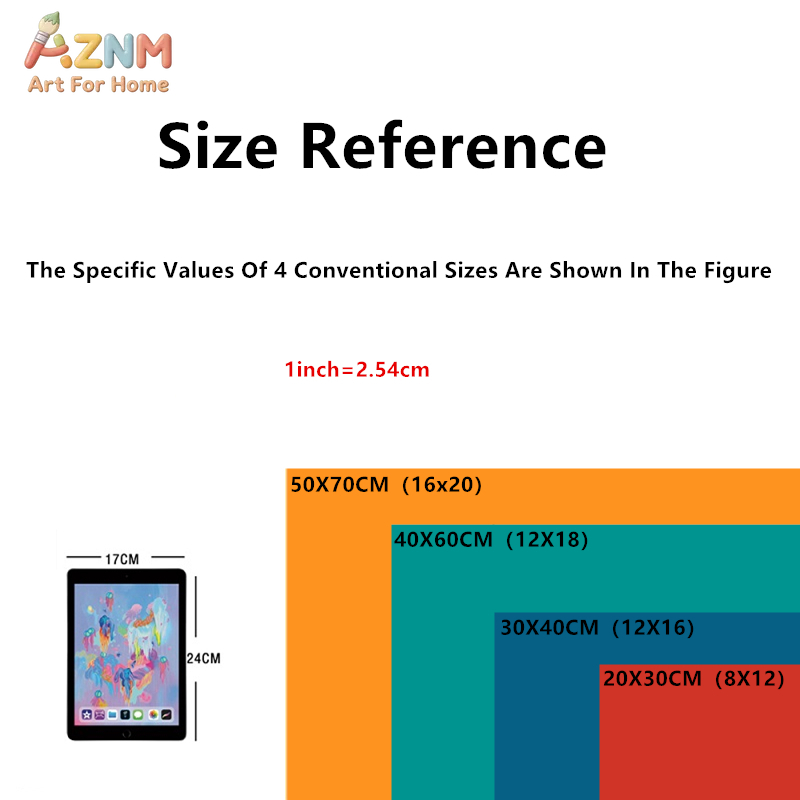 AZNM Cetakan Kanvas Bunga Liar - Home Cinema Classic ulasan dan harga